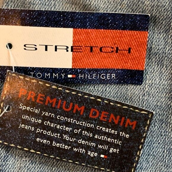 Tommy Hilfiger Woman flat front side adjust stretch jeans 14 NWT - Picture 8 of 16